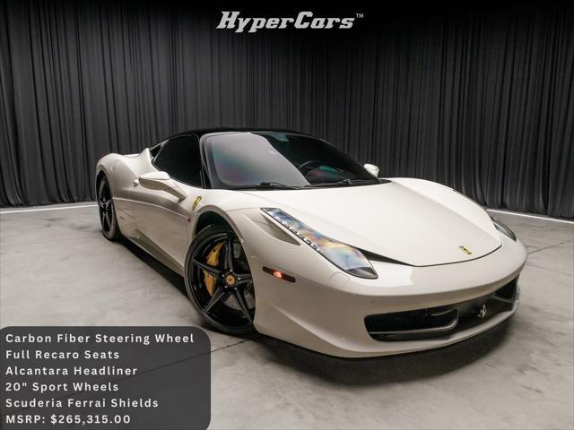 used 2012 Ferrari 458 Italia car, priced at $189,990