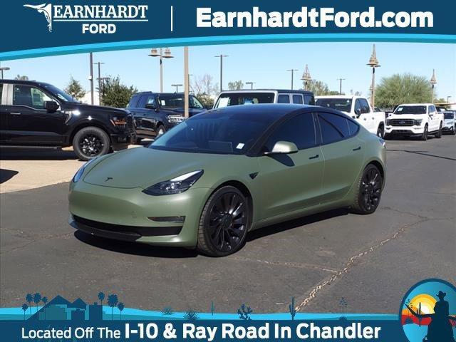 used 2022 Tesla Model 3 car, priced at $31,765