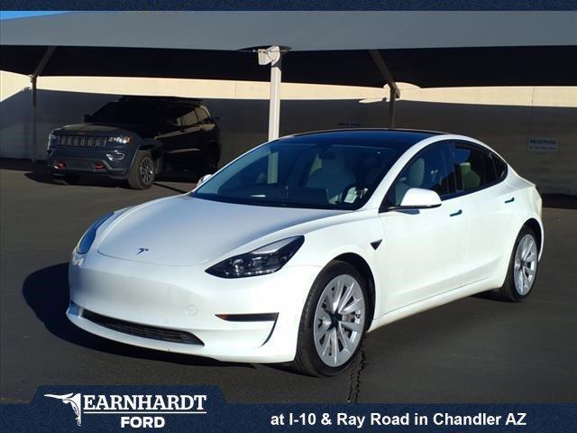 used 2022 Tesla Model 3 car, priced at $25,172