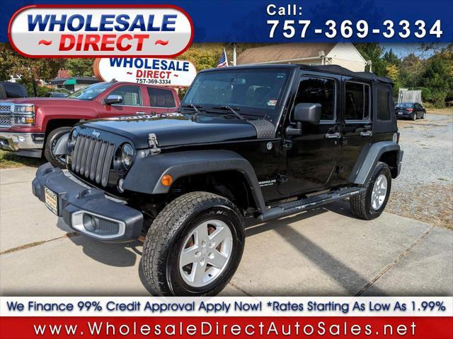used 2014 Jeep Wrangler Unlimited car, priced at $15,795