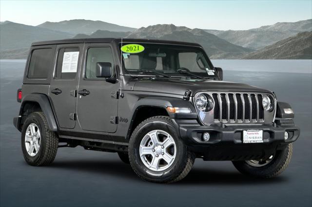 used 2021 Jeep Wrangler Unlimited car, priced at $28,043