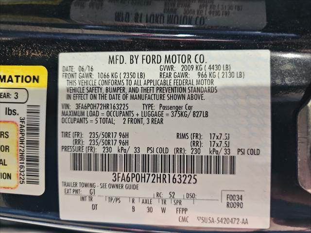used 2017 Ford Fusion car, priced at $12,990