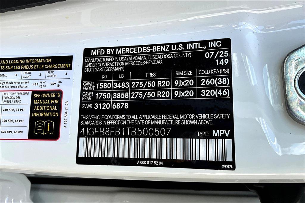 new 2026 Mercedes-Benz GLE 580 car, priced at $91,445
