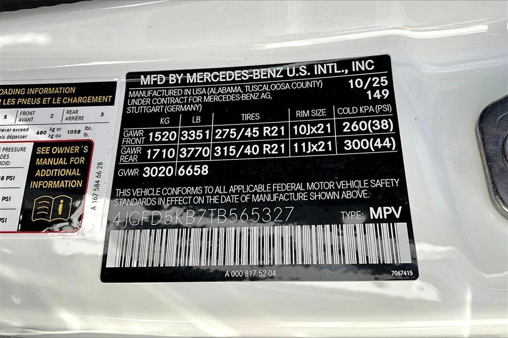 new 2026 Mercedes-Benz GLE 450 car, priced at $87,645