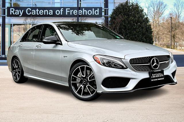 used 2018 Mercedes-Benz AMG C 43 car, priced at $33,999