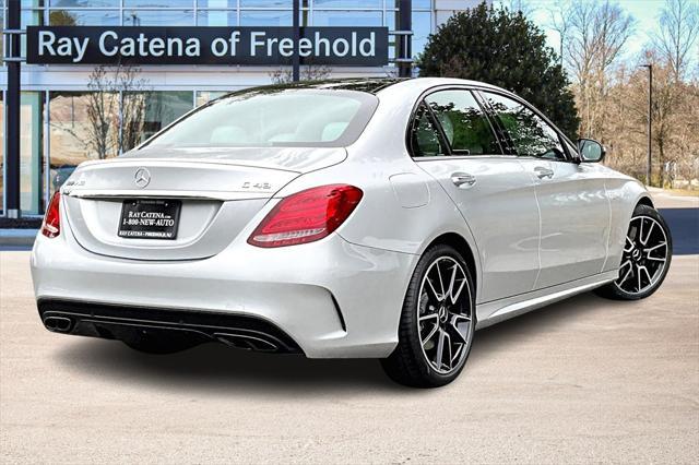 used 2018 Mercedes-Benz AMG C 43 car, priced at $33,999