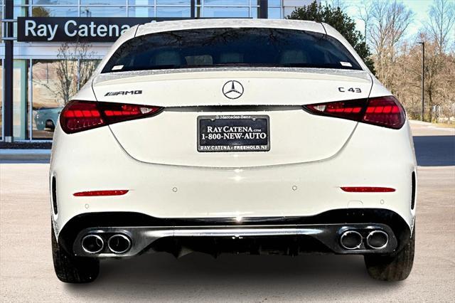 new 2025 Mercedes-Benz AMG C 43 car, priced at $67,300