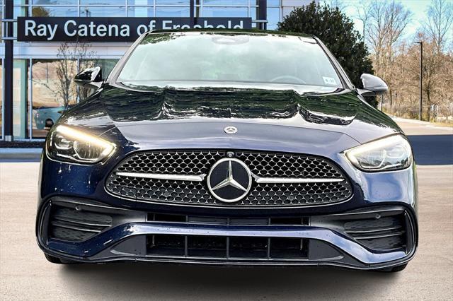 used 2022 Mercedes-Benz C-Class car, priced at $39,900