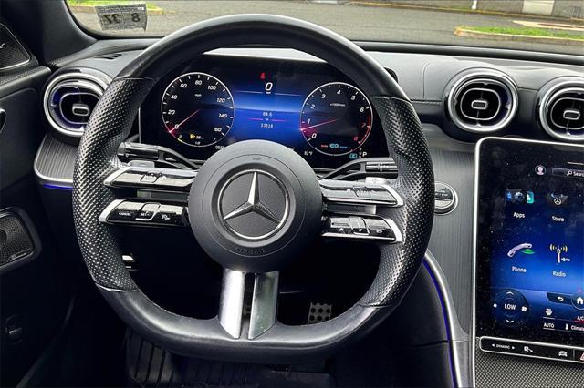 used 2022 Mercedes-Benz C-Class car, priced at $39,900