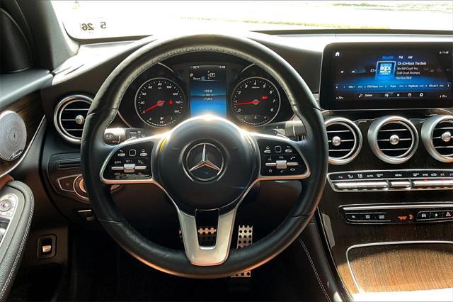 used 2021 Mercedes-Benz GLC 300 car, priced at $35,995