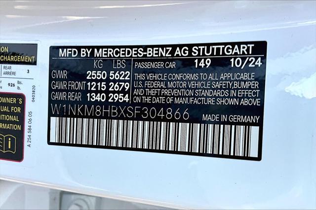 new 2025 Mercedes-Benz AMG GLC 43 car, priced at $71,150