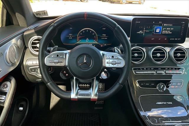 used 2021 Mercedes-Benz AMG C 63 car, priced at $69,995