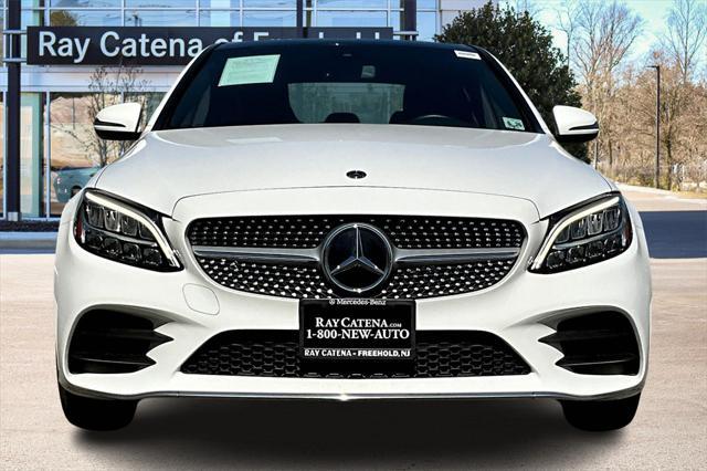 used 2021 Mercedes-Benz C-Class car, priced at $35,795