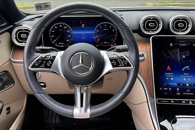 used 2022 Mercedes-Benz C-Class car, priced at $38,900