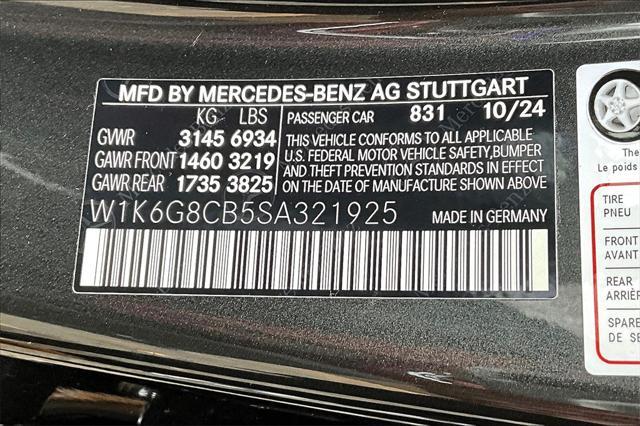 new 2025 Mercedes-Benz AMG S 63 E car, priced at $203,060