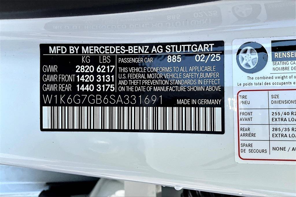 new 2025 Mercedes-Benz S-Class car, priced at $138,615