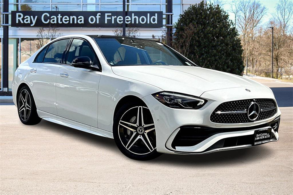used 2022 Mercedes-Benz C-Class car, priced at $37,900