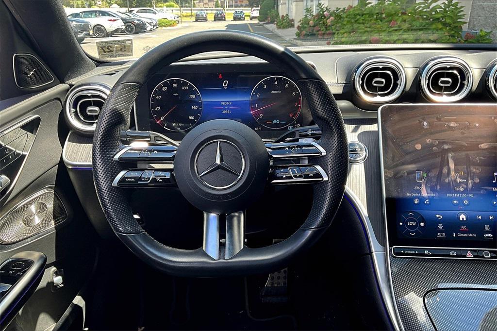 used 2022 Mercedes-Benz C-Class car, priced at $37,900