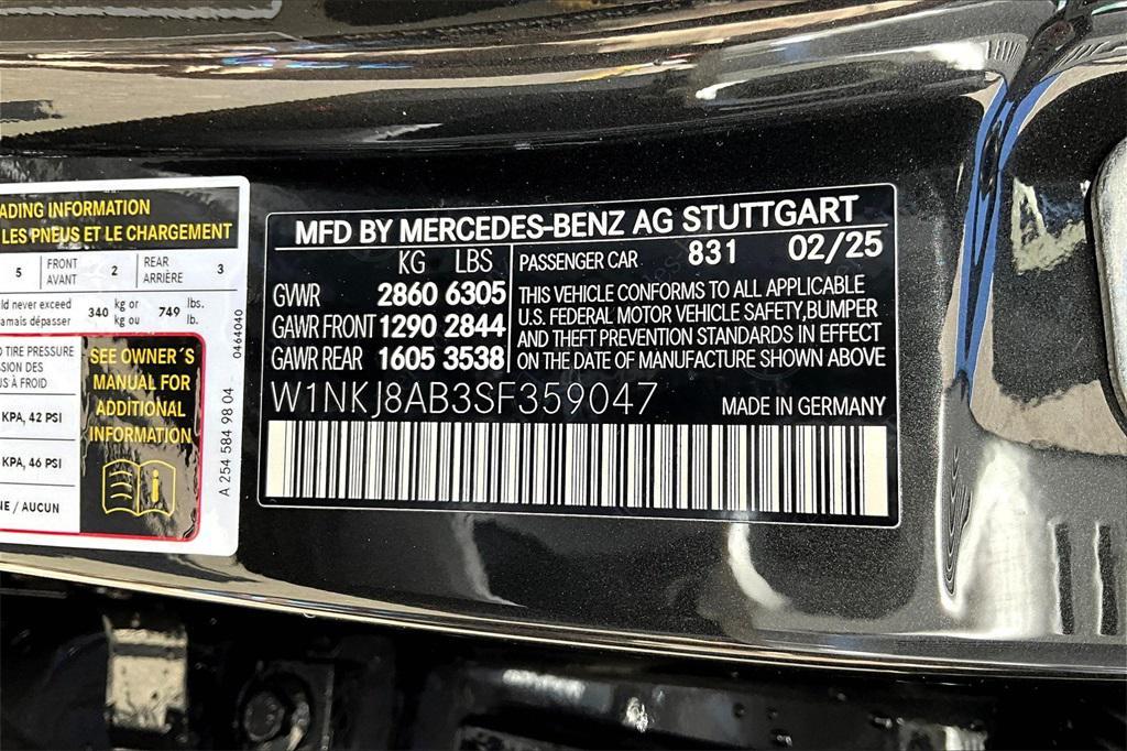 new 2025 Mercedes-Benz AMG GLC 63 car, priced at $102,390