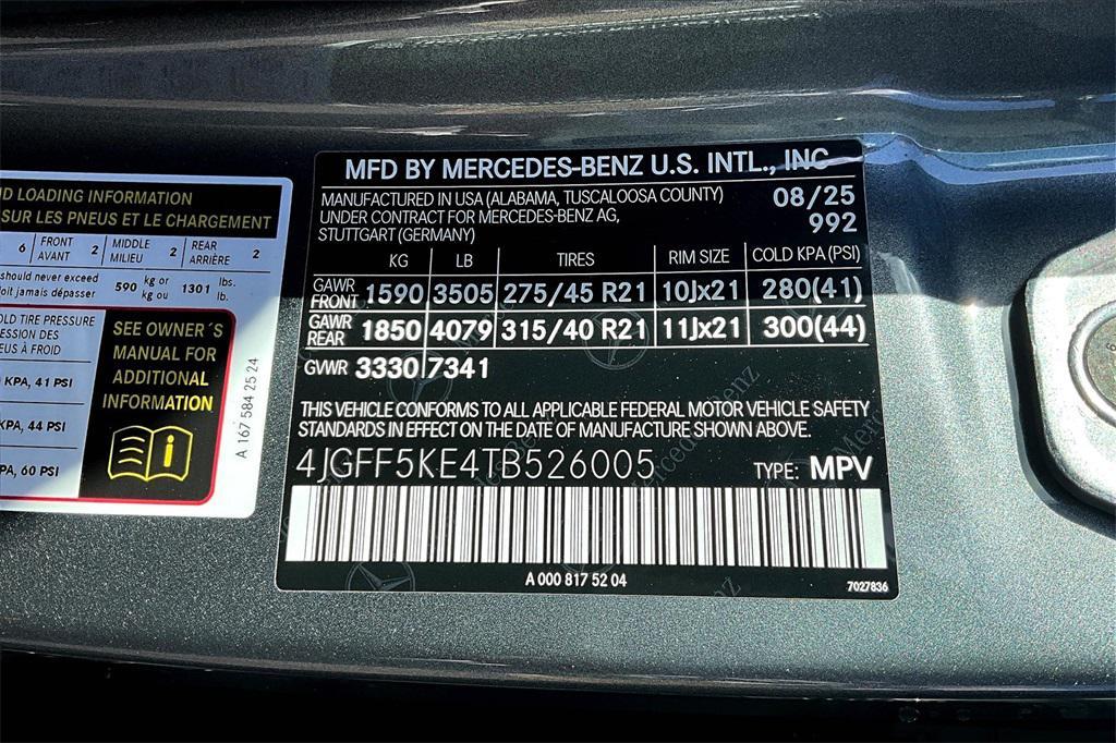 new 2026 Mercedes-Benz GLS 450 car, priced at $96,865