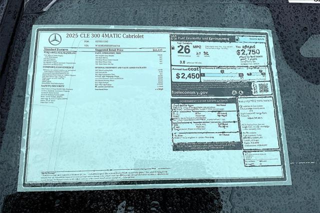 new 2025 Mercedes-Benz CLE 300 car, priced at $73,795