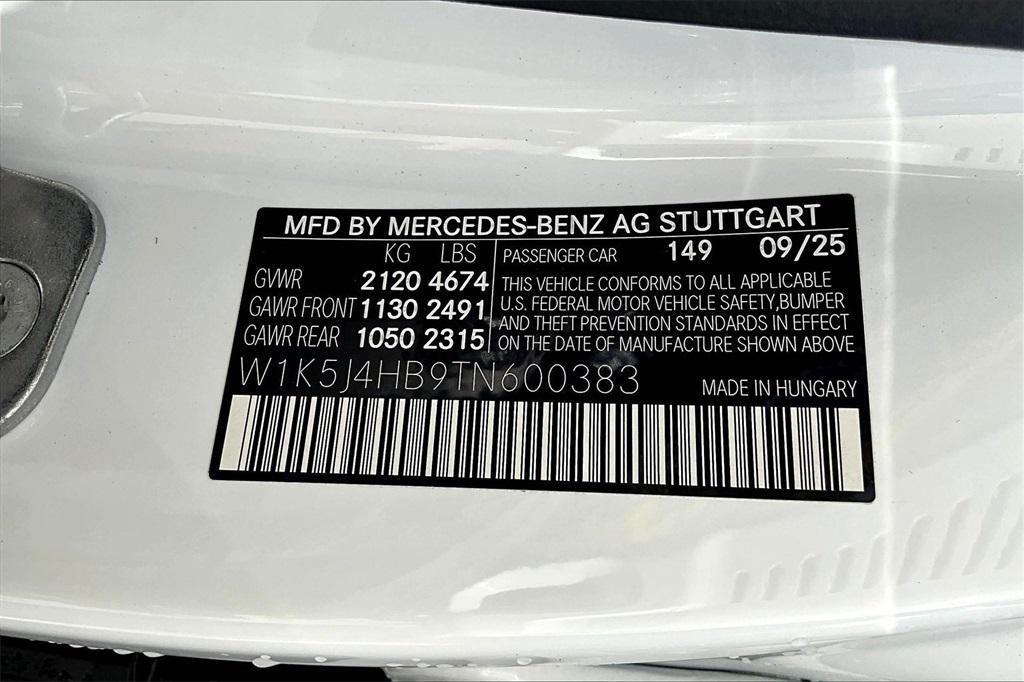 new 2026 Mercedes-Benz CLA 250 car, priced at $49,230