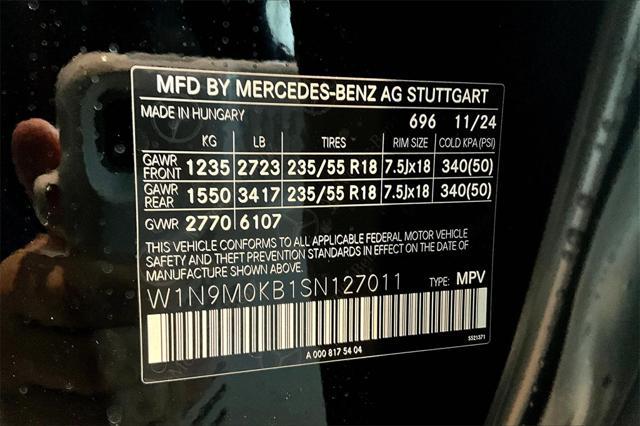 new 2025 Mercedes-Benz EQB 300 car, priced at $65,705