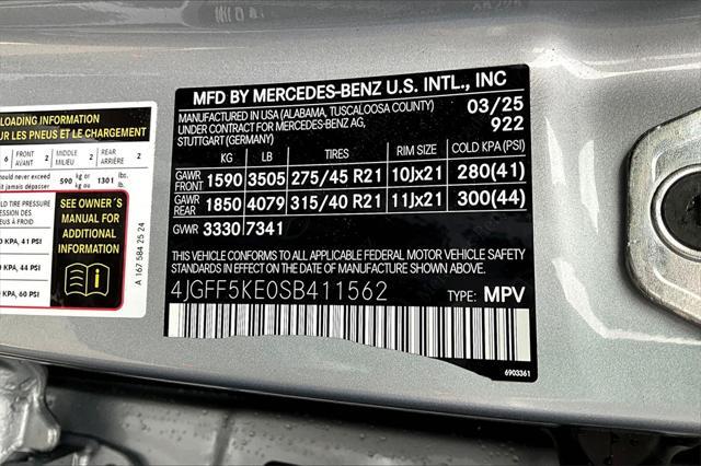 new 2025 Mercedes-Benz GLS 450 car, priced at $95,365