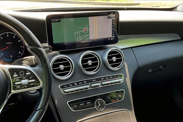 used 2022 Mercedes-Benz C-Class car, priced at $37,900