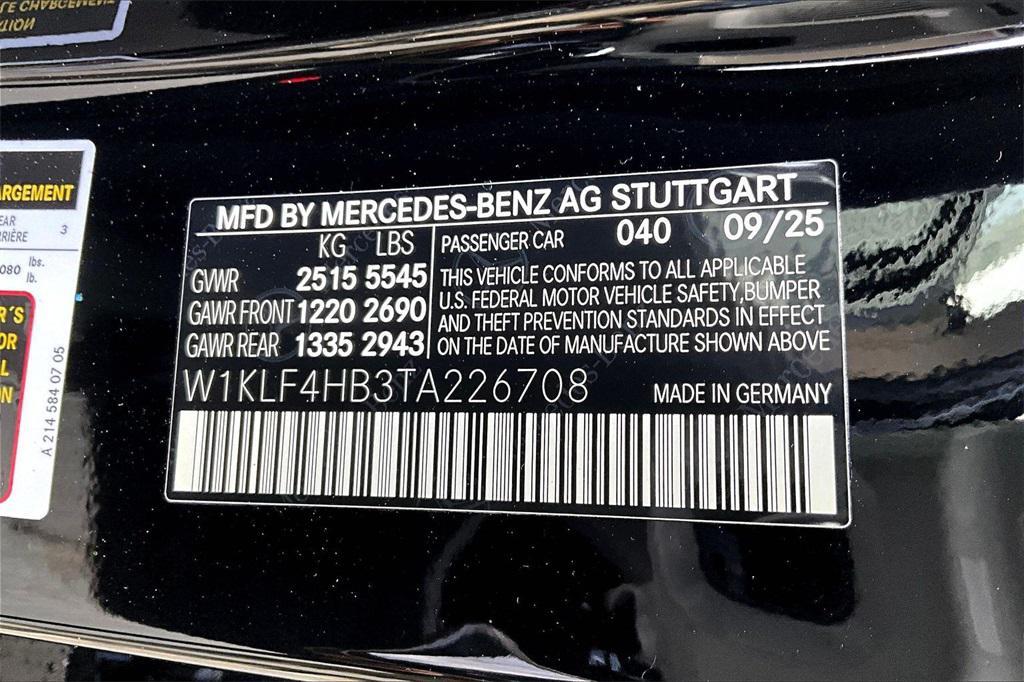 new 2026 Mercedes-Benz E-Class car, priced at $71,655