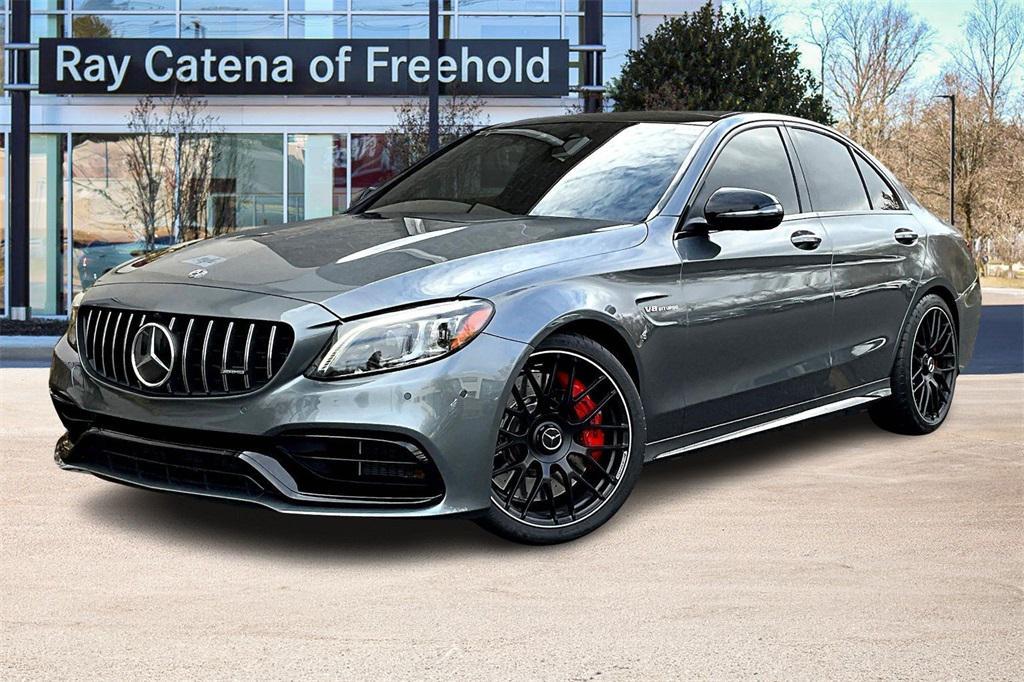used 2021 Mercedes-Benz AMG C 63 car, priced at $69,999