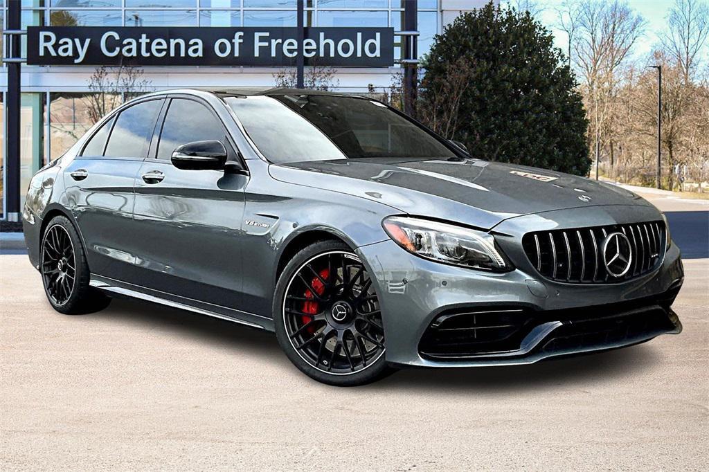 used 2021 Mercedes-Benz AMG C 63 car, priced at $69,999