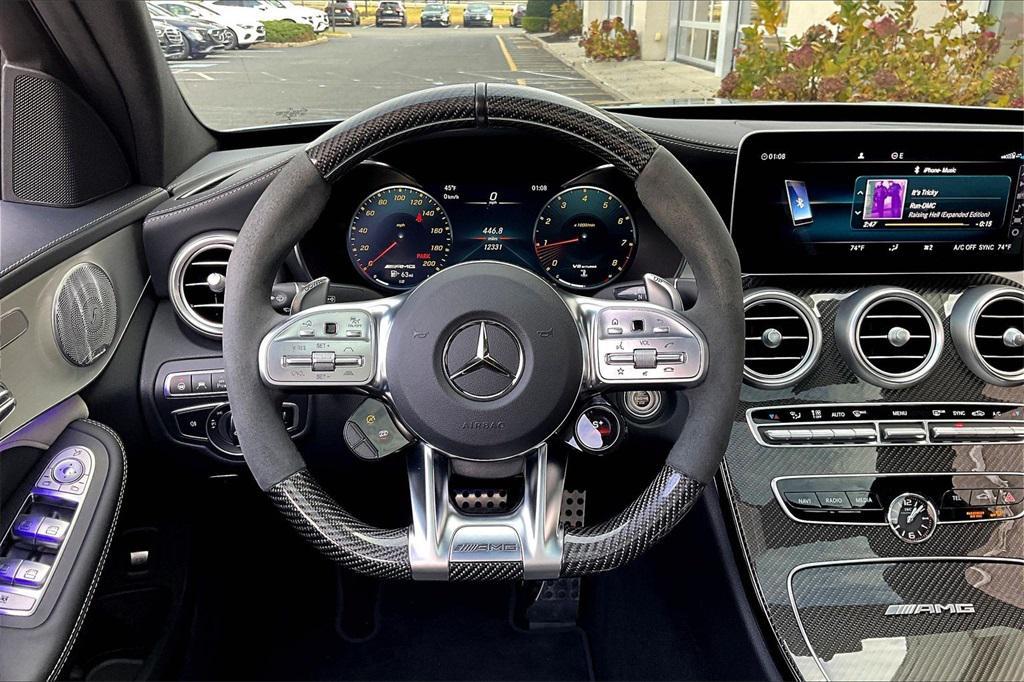 used 2021 Mercedes-Benz AMG C 63 car, priced at $69,999