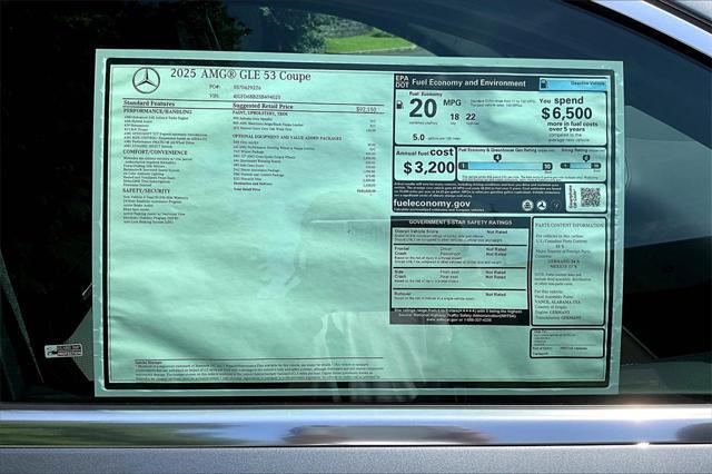 new 2025 Mercedes-Benz AMG GLE 53 car, priced at $103,820