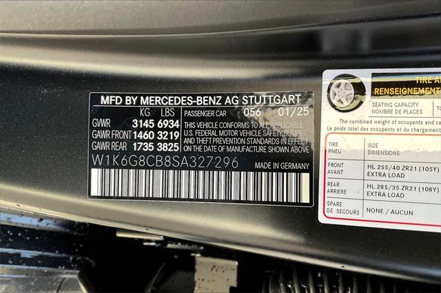 new 2025 Mercedes-Benz AMG S 63 E car, priced at $222,720