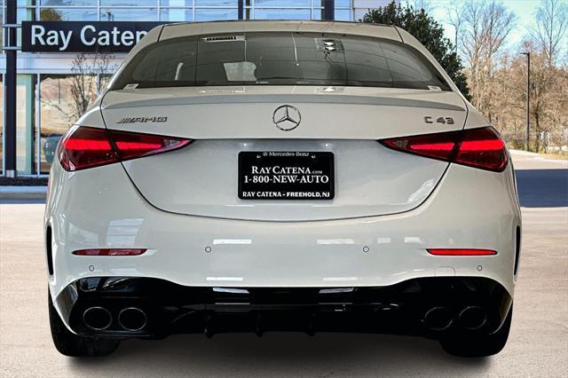 new 2025 Mercedes-Benz AMG C 43 car, priced at $70,705