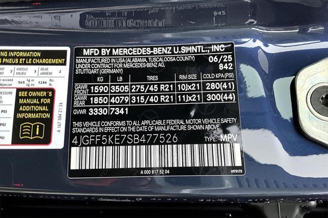 new 2025 Mercedes-Benz GLS 450 car, priced at $100,145