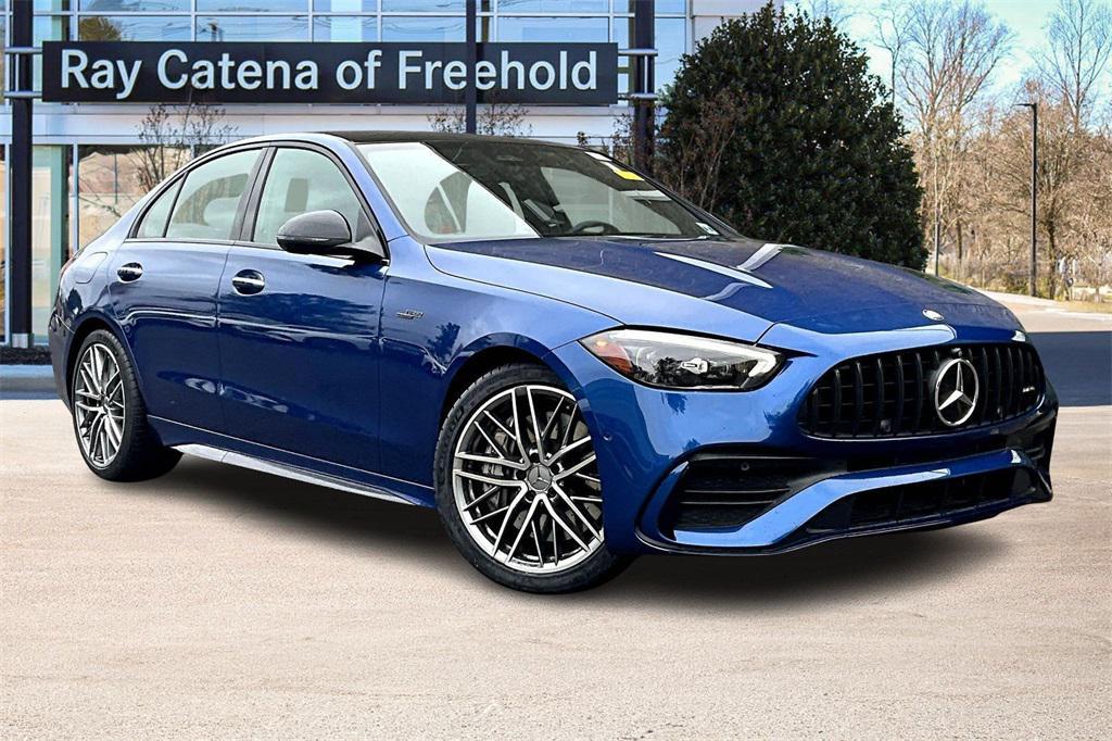 used 2024 Mercedes-Benz AMG C 43 car, priced at $59,900