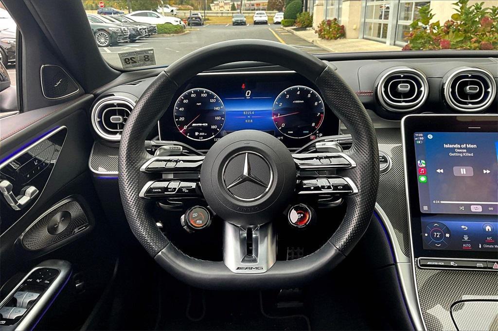 used 2024 Mercedes-Benz AMG C 43 car, priced at $59,900