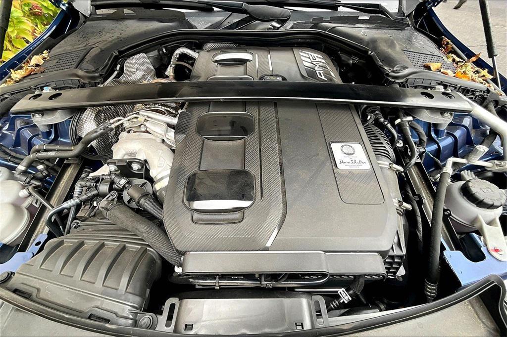 used 2024 Mercedes-Benz AMG C 43 car, priced at $59,900