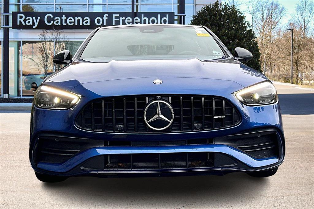 used 2024 Mercedes-Benz AMG C 43 car, priced at $59,900