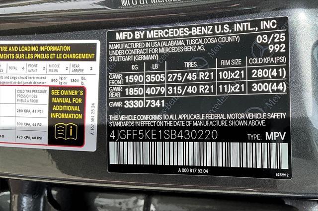 new 2025 Mercedes-Benz GLS 450 car, priced at $94,185