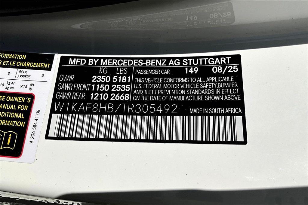 new 2026 Mercedes-Benz AMG C 43 car, priced at $71,490