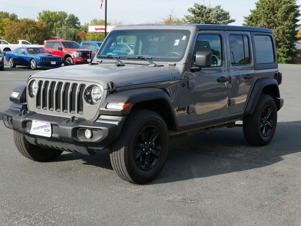 used 2021 Jeep Wrangler Unlimited car, priced at $31,987