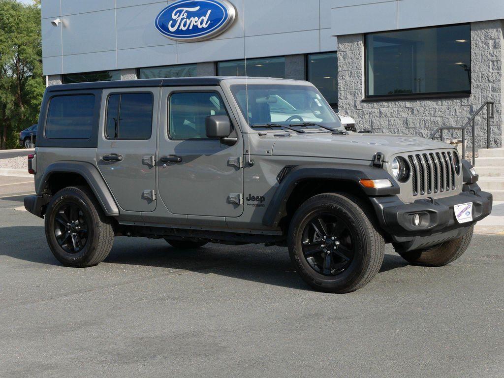 used 2021 Jeep Wrangler Unlimited car, priced at $31,987