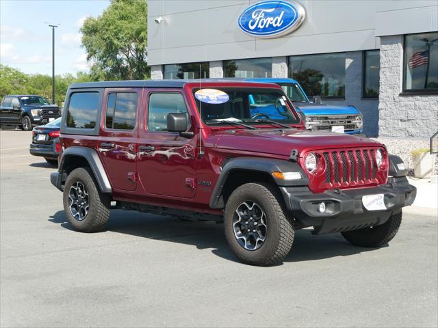 used 2021 Jeep Wrangler Unlimited car, priced at $30,987