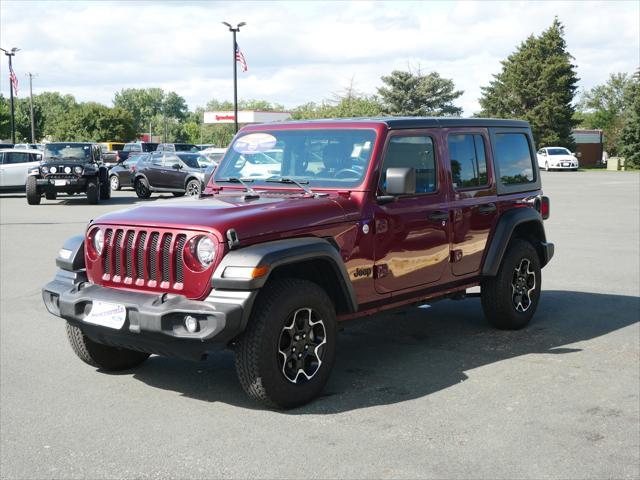 used 2021 Jeep Wrangler Unlimited car, priced at $30,987