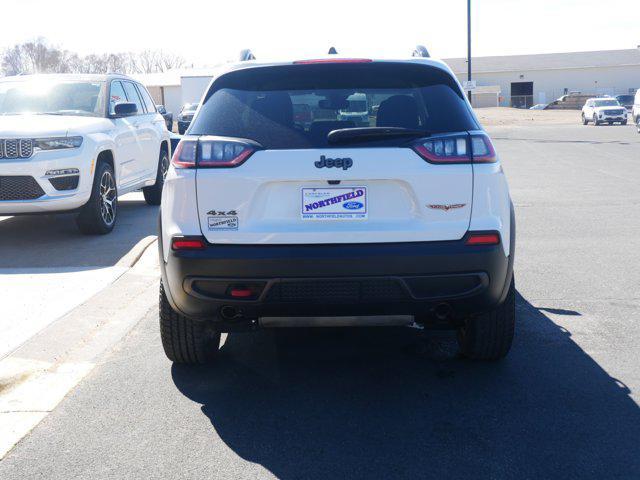 used 2022 Jeep Cherokee car, priced at $25,487