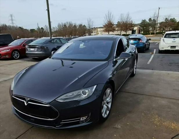 used 2015 Tesla Model S car, priced at $15,599