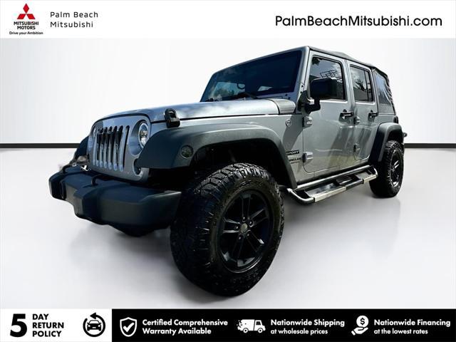 used 2016 Jeep Wrangler Unlimited car, priced at $17,761